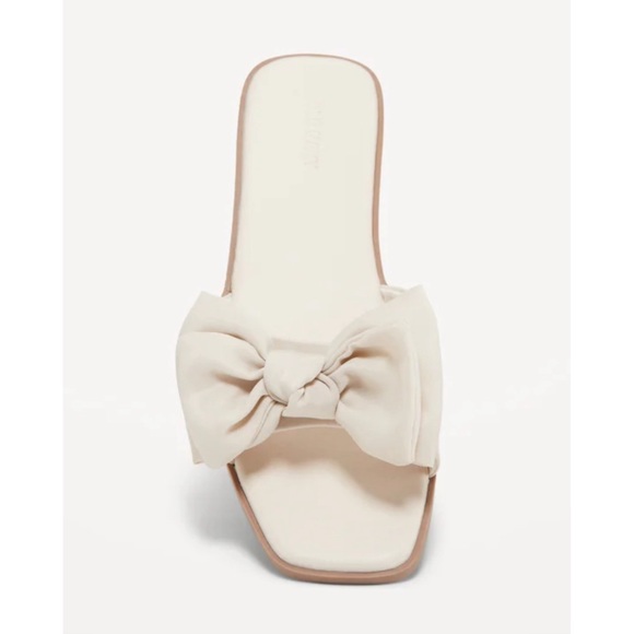 Old Navy Shoes - Old Navy, bow tie slide sandals